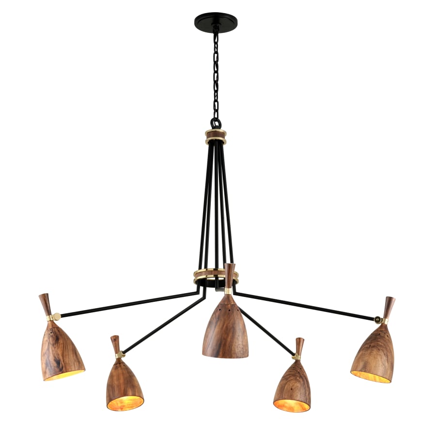 Corbett Lighting Utopia 5 Light 51" Wide LED Chandelier