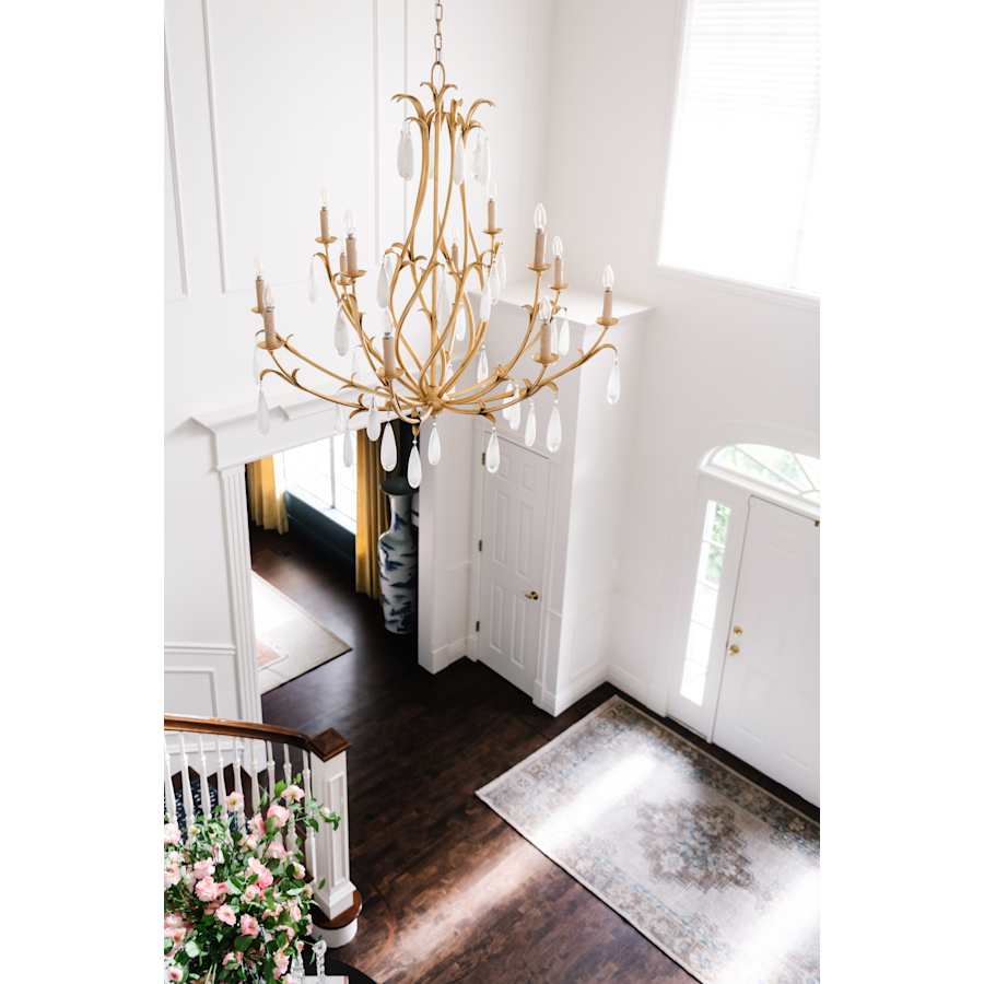 Corbett Lighting Prosecco 12 Light 46" Wide Crystal Chandelier
