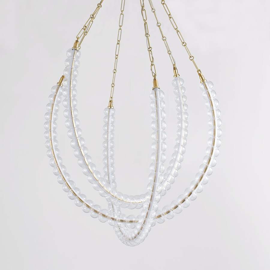 Corbett Lighting Celeste 36" Wide Abstract Chandelier
