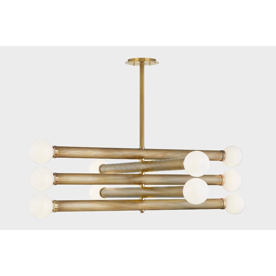 Corbett Lighting Pienza 10 Light 50" Wide Linear Chandelier