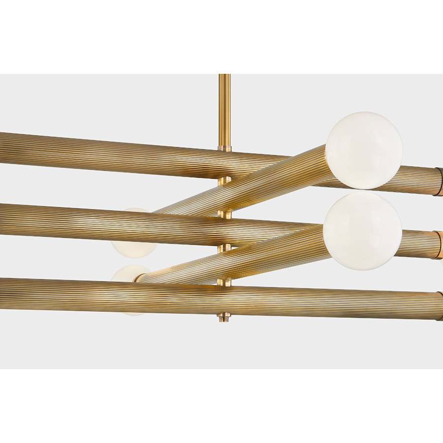 Corbett Lighting Pienza 10 Light 50" Wide Linear Chandelier