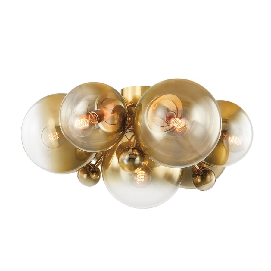 Corbett Lighting Kyoto 7 Light 28" Wide Flush Mount Ceiling Fixture