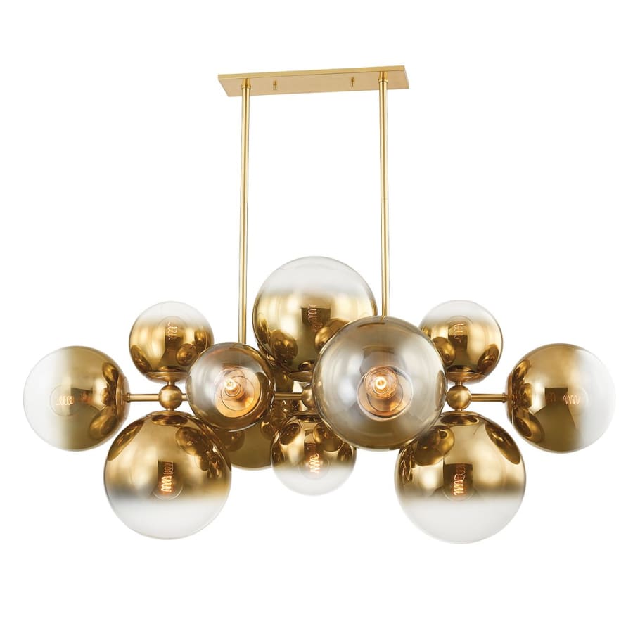 Corbett Lighting Kyoto 12 Light 28" Wide Linear Pendant