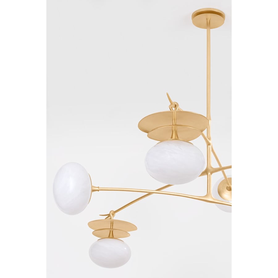 Corbett Lighting Ceylon 6 Light 57" Wide Abstract Chandelier