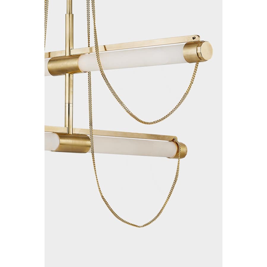 Corbett Lighting Lariat 48" Wide LED Linear Chandelier