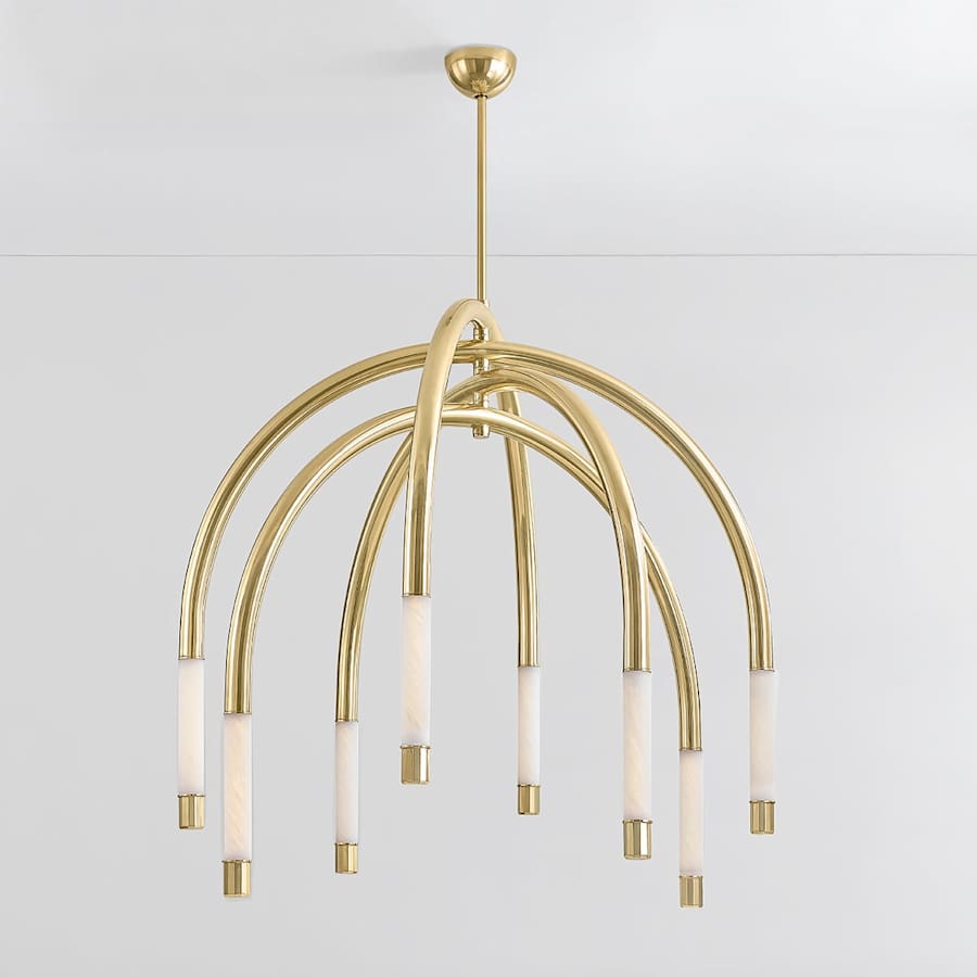 Corbett Lighting Zeme 48" Wide LED Abstract Chandelier