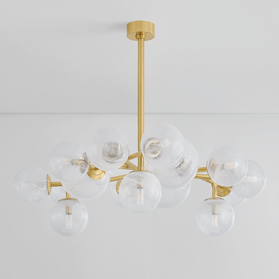 Corbett Lighting Glasgow 15 Light 46" Wide Chandelier