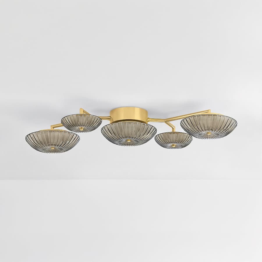Corbett Lighting Birmingham 40" Tall LED Wall Sconce with Piastra Glass Shades