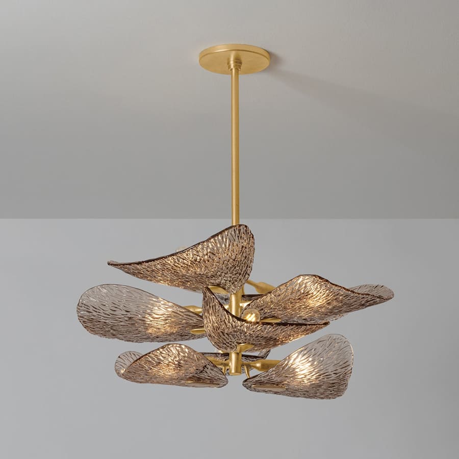 Corbett Lighting Cardiff 8 Light 28" Wide Abstract Chandelier