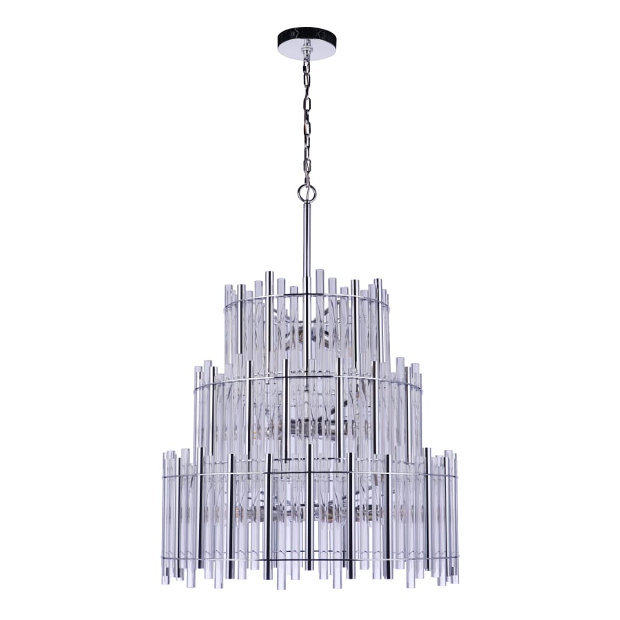 Craftmade Reveal 13 Light 28" Wide Waterfall Chandelier