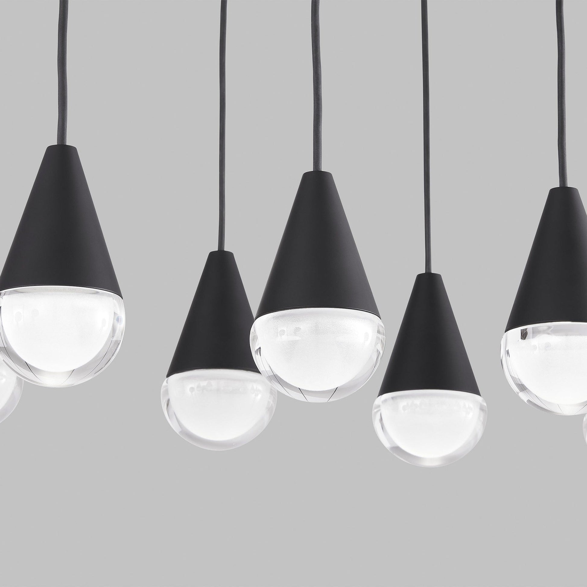 Crystal Beam Linear LED Chandelier