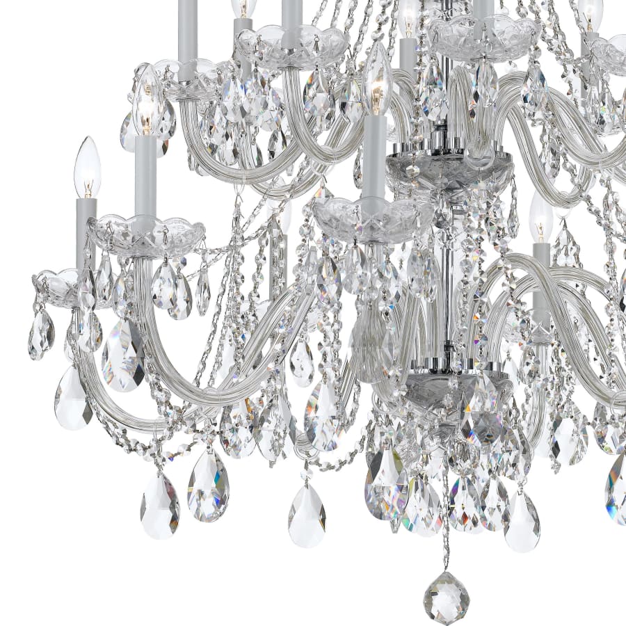 Crystorama Lighting Group Traditional Crystal 16 Light 37" Wide Crystal Chandelier with Swarovski Spectra Crystal Accents