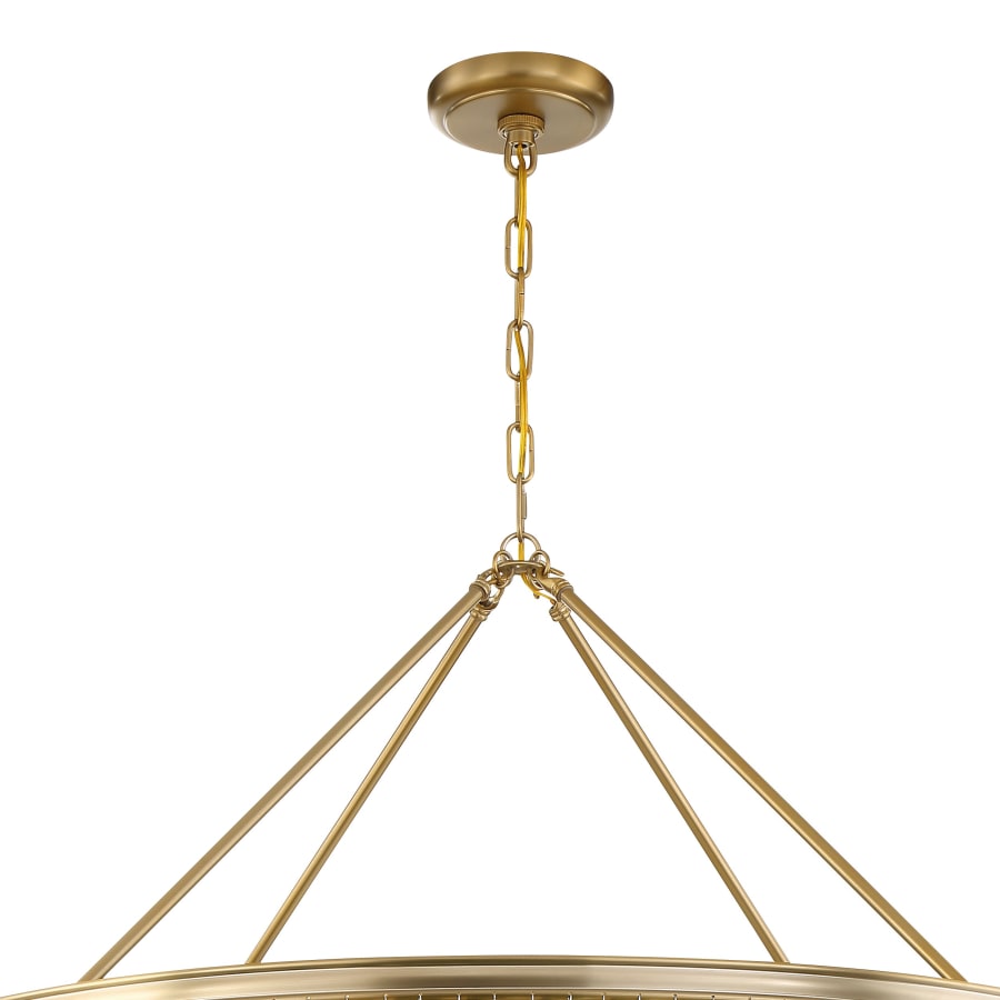 Crystorama Lighting Group Calypso 8 Light 40" Wide Chandelier with Clear Glass Accents