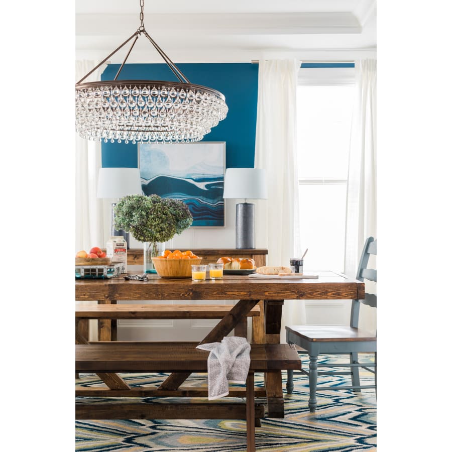 Crystorama Lighting Group Calypso 8 Light 40" Wide Chandelier with Clear Glass Accents