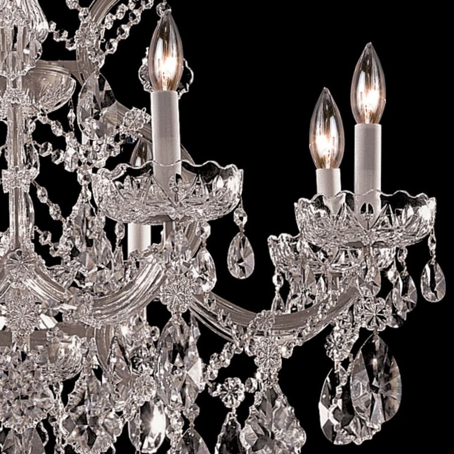 Crystorama Lighting Group Maria Theresa 9 Light 28" Wide Crystal Chandelier with Swarovski Strass Crystal Accents