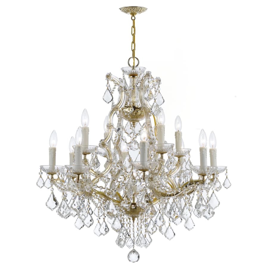 Crystorama Lighting Group Maria Theresa 13 Light 29" Wide Crystal Chandelier with Swarovski Spectra Crystal Accents