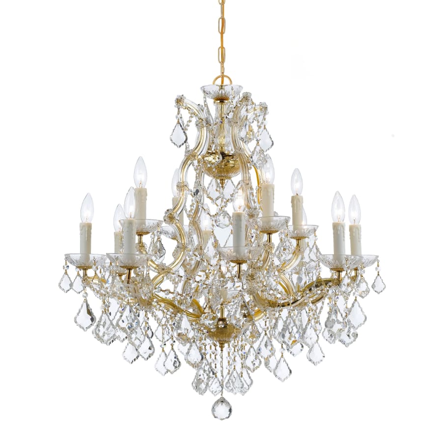 Crystorama Lighting Group Maria Theresa 13 Light 29" Wide Crystal Chandelier with Swarovski Spectra Crystal Accents