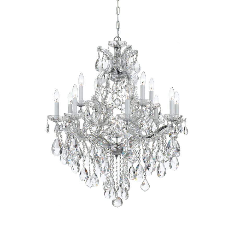 Crystorama Lighting Group Maria Theresa 13 Light 28" Wide Crystal Chandelier with Swarovski Spectra Crystal Accents