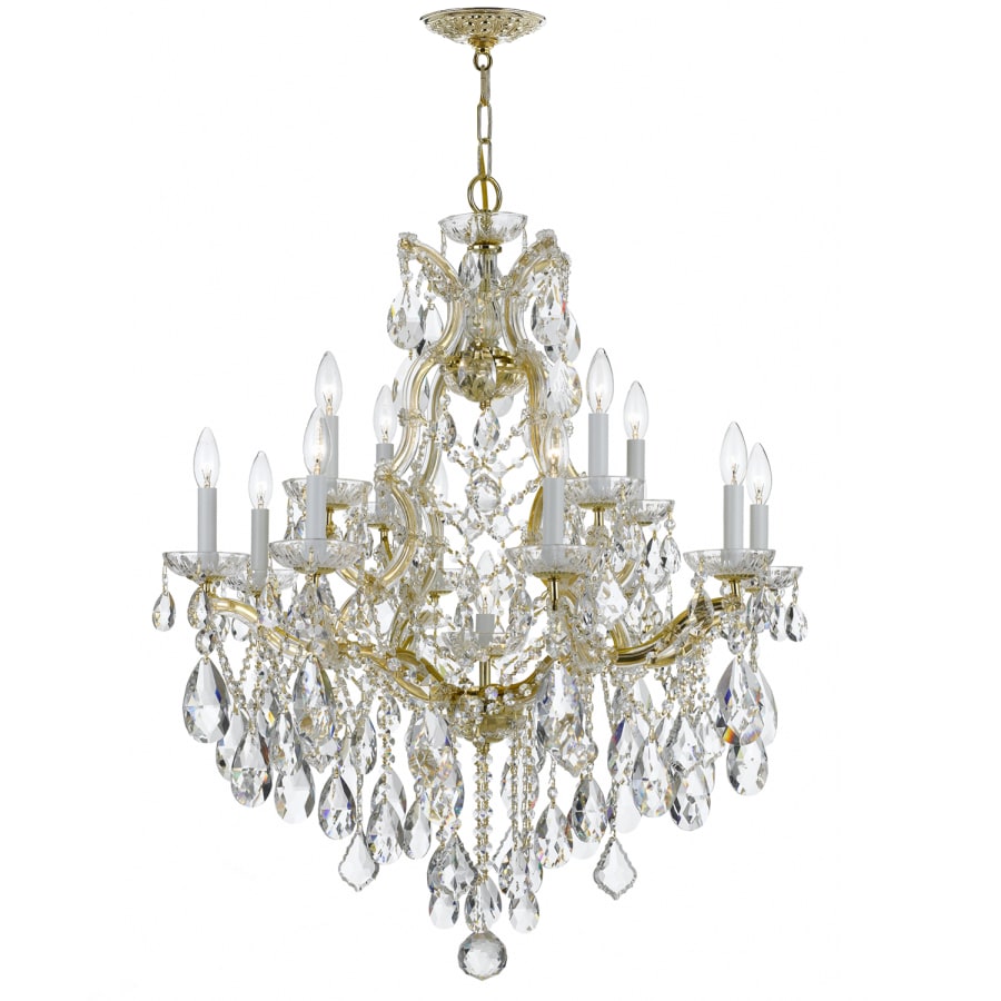 Crystorama Lighting Group Maria Theresa 13 Light 28" Wide Crystal Chandelier with Swarovski Spectra Crystal Accents