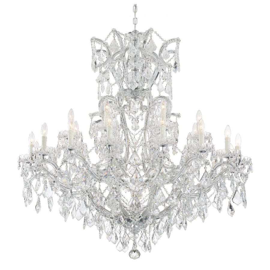 Crystorama Lighting Group Maria Theresa 25 Light 46" Wide Crystal Chandelier with Swarovski Spectra Crystal Accents