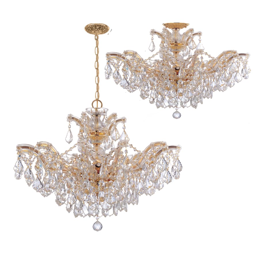 Crystorama Lighting Group Maria Theresa 6 Light 27" Wide Crystal Chandelier with Swarovski Strass Crystal Accents