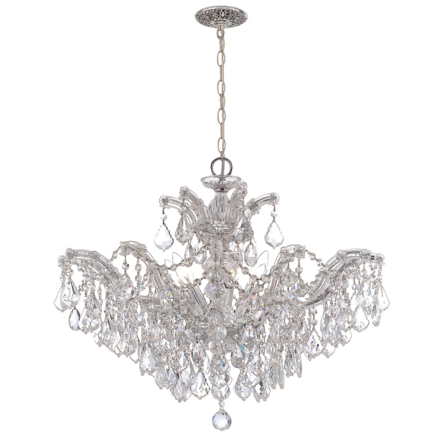 Crystorama Lighting Group Maria Theresa 6 Light 27" Wide Crystal Chandelier with Swarovski Spectra Crystal Accents