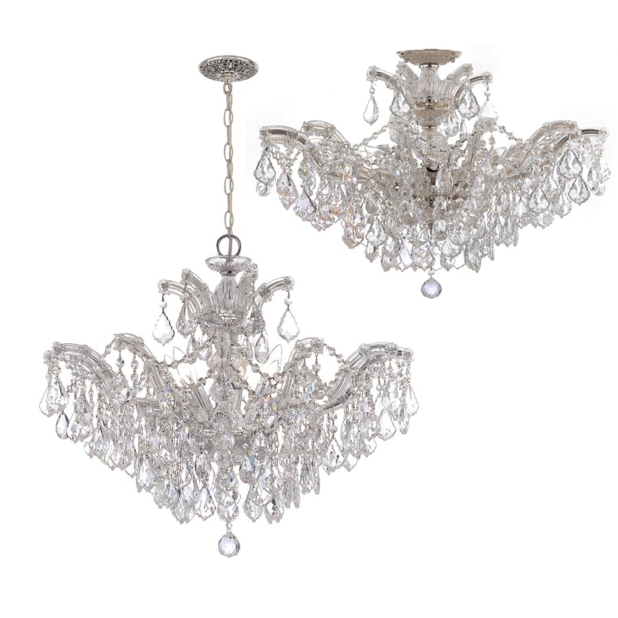 Crystorama Lighting Group Maria Theresa 6 Light 27" Wide Crystal Chandelier with Swarovski Spectra Crystal Accents