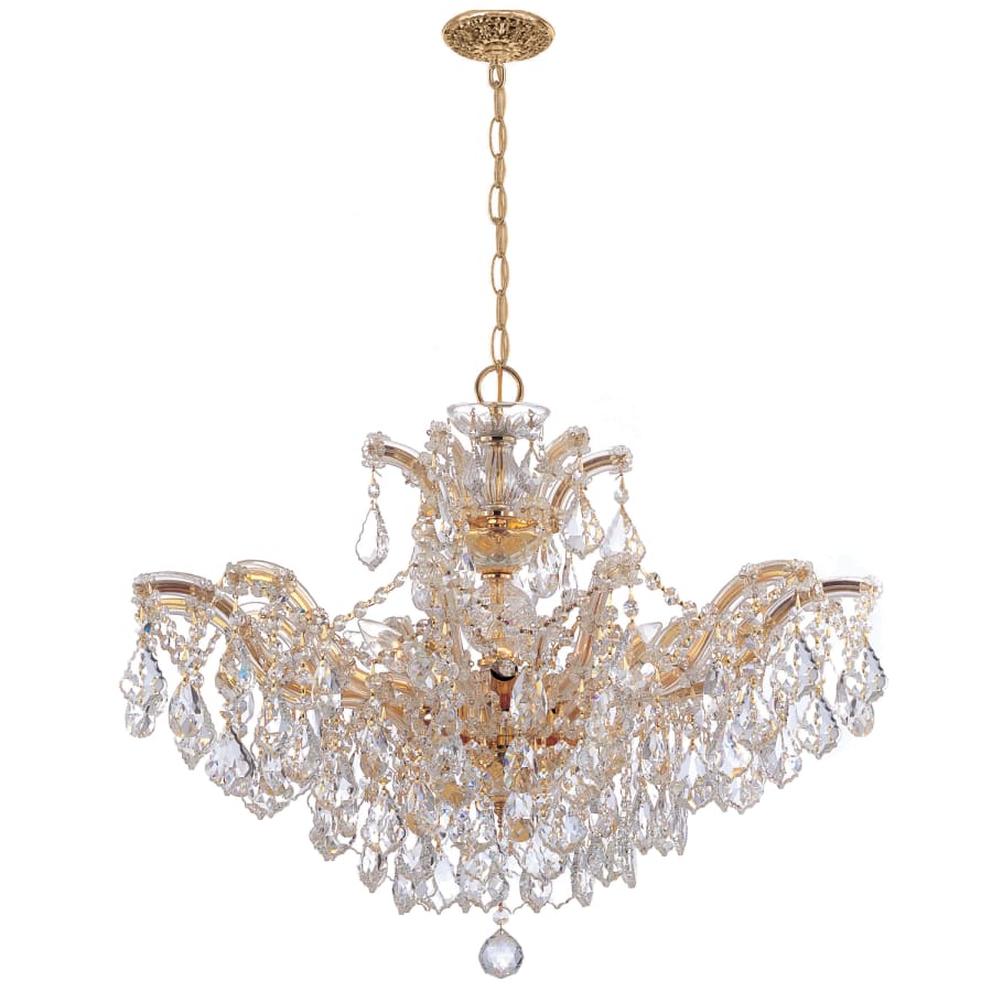 Crystorama Lighting Group Maria Theresa 6 Light 27" Wide Crystal Chandelier with Swarovski Spectra Crystal Accents