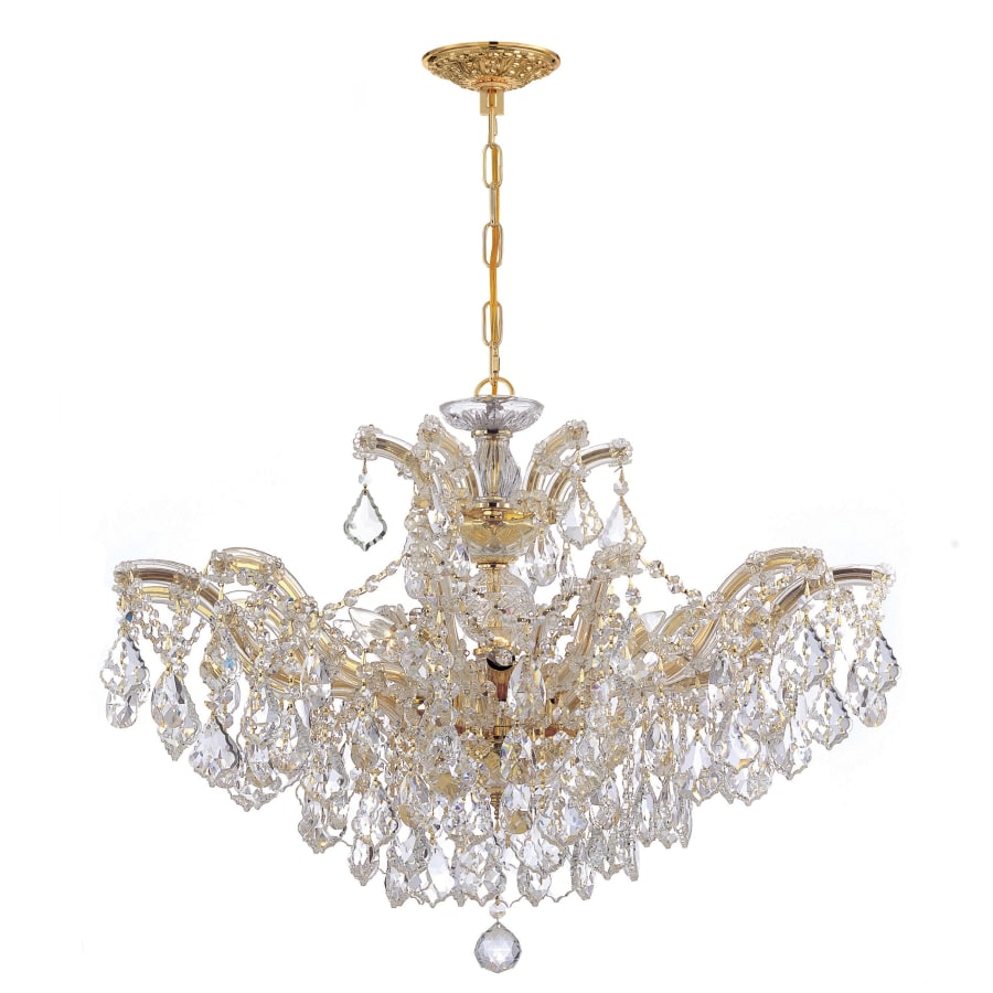 Crystorama Lighting Group Maria Theresa 6 Light 27" Wide Crystal Chandelier with Swarovski Strass Crystal Accents