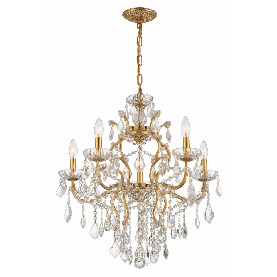 Crystorama Lighting Group Filmore 6 Light 23" Wide Crystal Chandelier with Swarovski Strass Crystal Accents