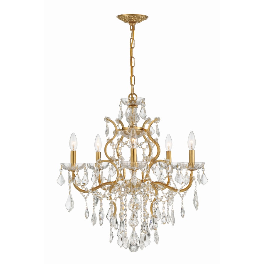 Crystorama Lighting Group Filmore 6 Light 23" Wide Crystal Chandelier with Swarovski Strass Crystal Accents