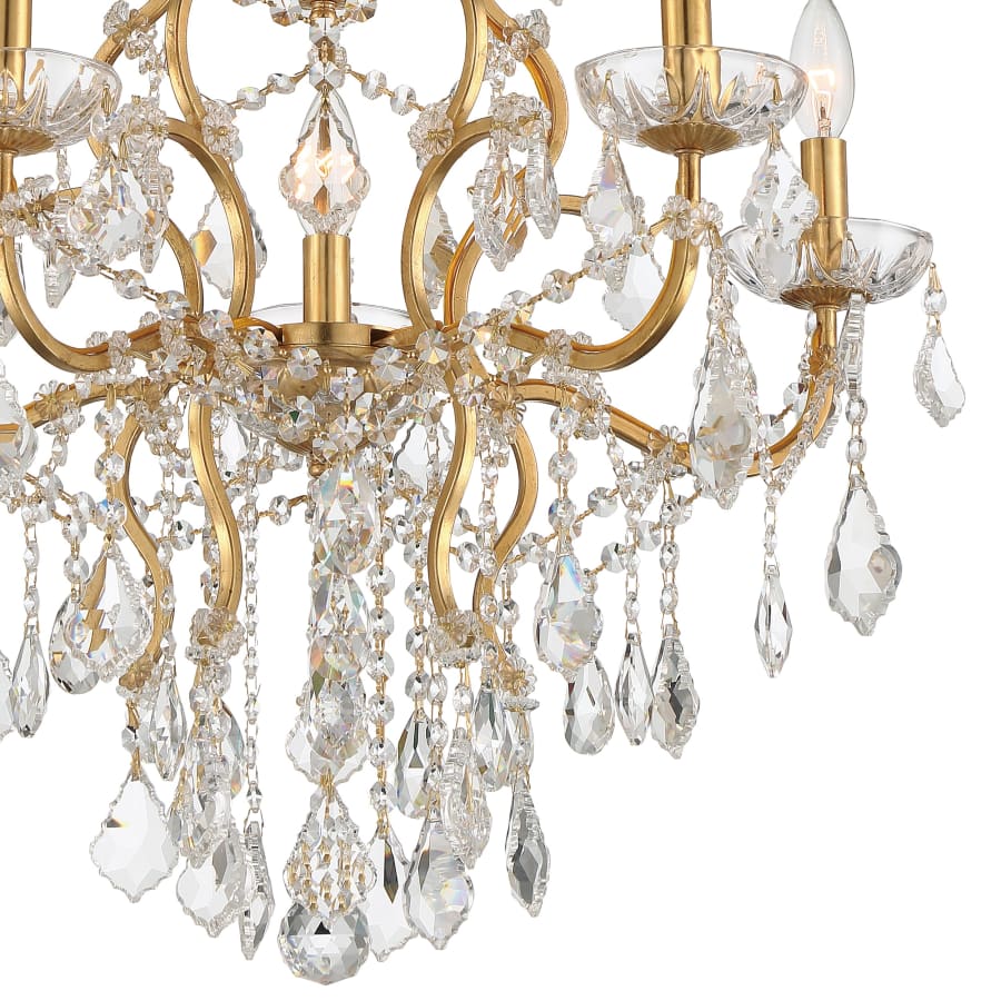 Crystorama Lighting Group Filmore 6 Light 23" Wide Crystal Chandelier with Swarovski Strass Crystal Accents