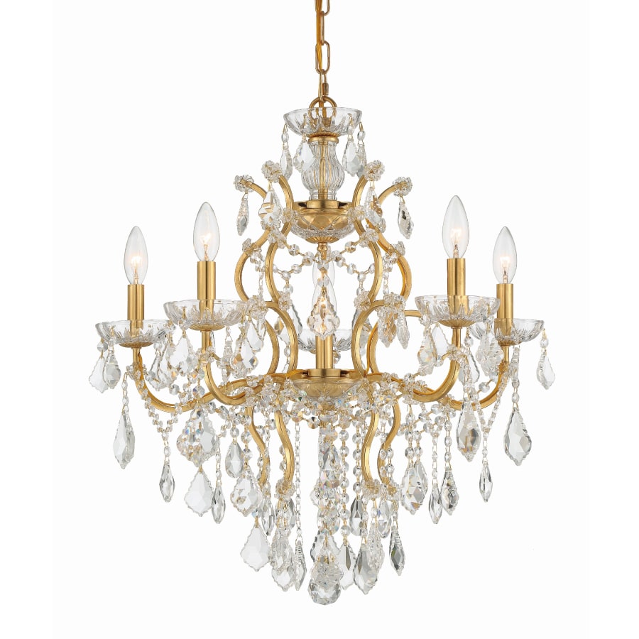 Crystorama Lighting Group Filmore 6 Light 23" Wide Crystal Chandelier with Swarovski Strass Crystal Accents