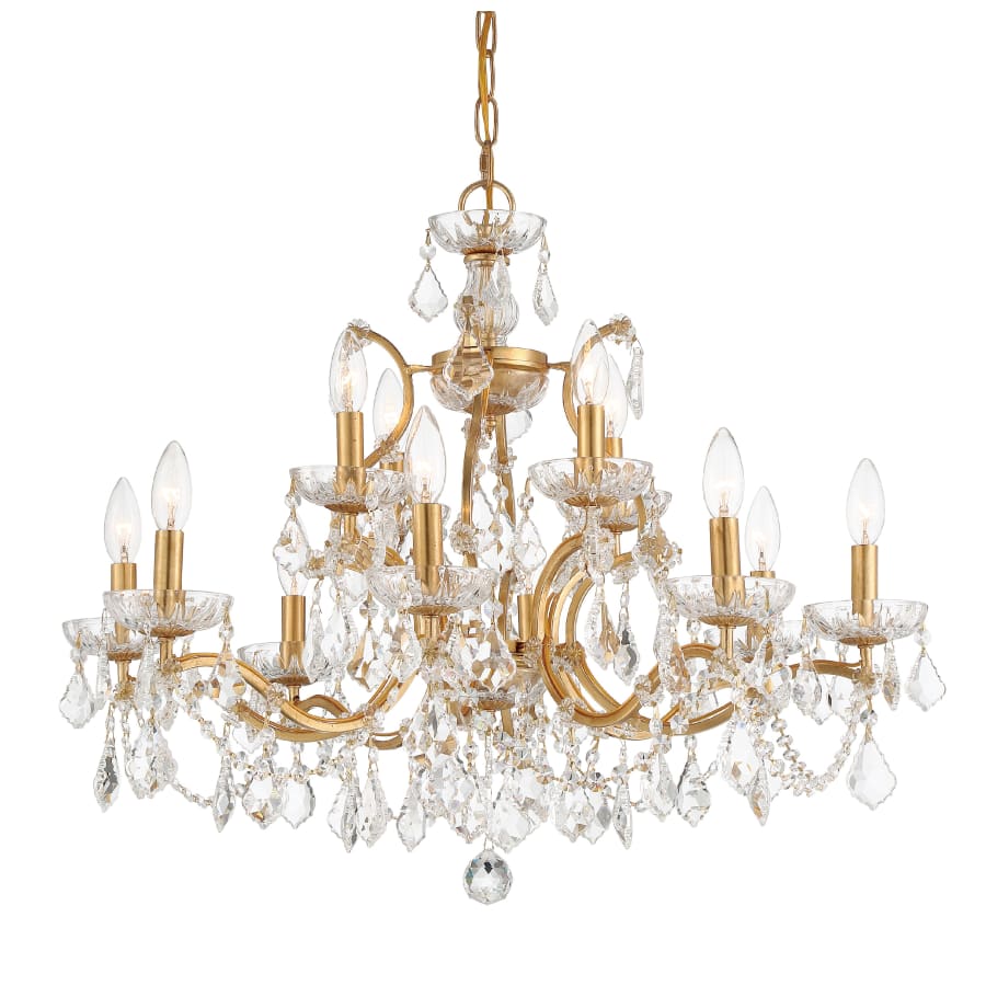 Crystorama Lighting Group Filmore 12 Light 29" Wide Crystal Candle Style Chandelier