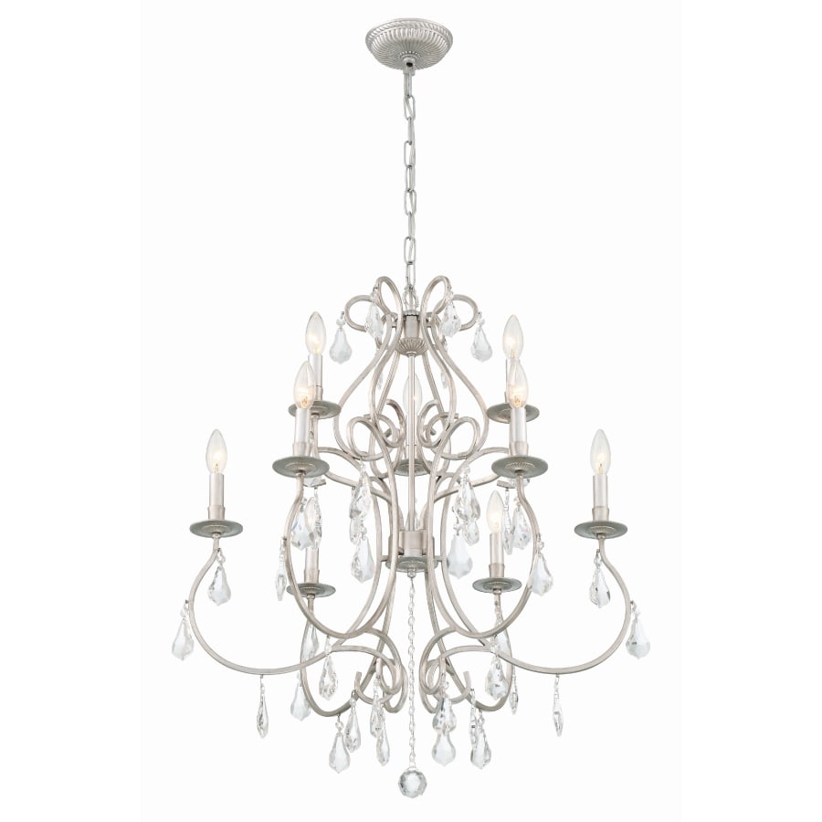 Crystorama Lighting Group Ashton 9 Light 26" Wide Crystal Chandelier with Swarovski Strass Crystal Accents