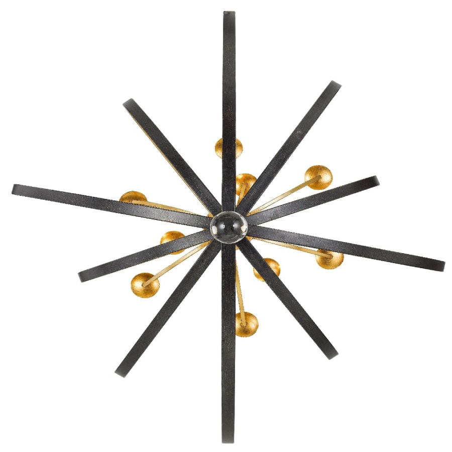 Crystorama Lighting Group Luna 9 Light 48" Wide Taper Candle Style Chandelier