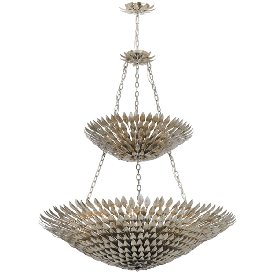 Crystorama Lighting Group Broche 18 Light 40" Wide Wrought Iron Chandelier