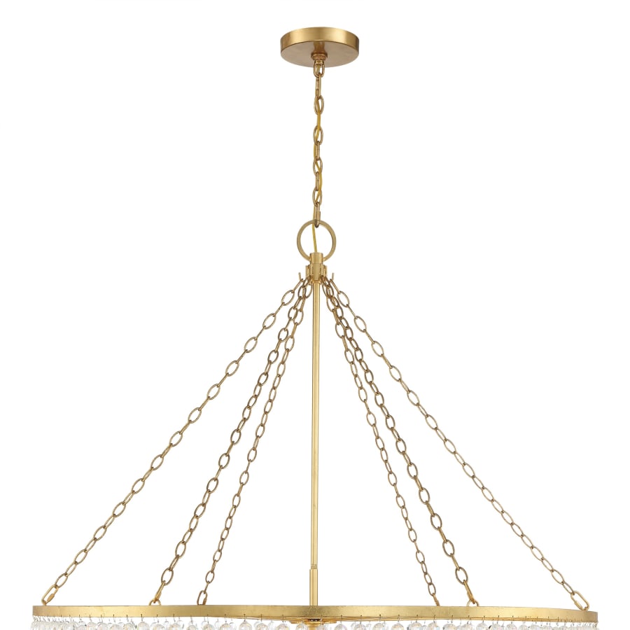 Crystorama Lighting Group Rylee 15 Light 49" Wide Beaded Waterfall Chandelier