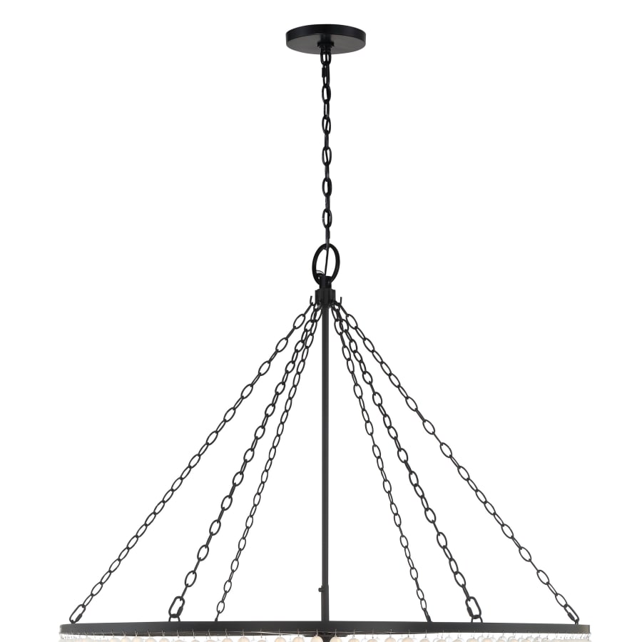 Crystorama Lighting Group Rylee 15 Light 49" Wide Beaded Waterfall Chandelier