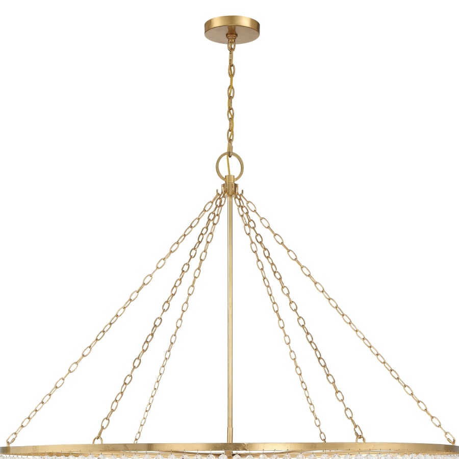 Crystorama Lighting Group Rylee 32 Light 60" Wide Beaded Waterfall Chandelier