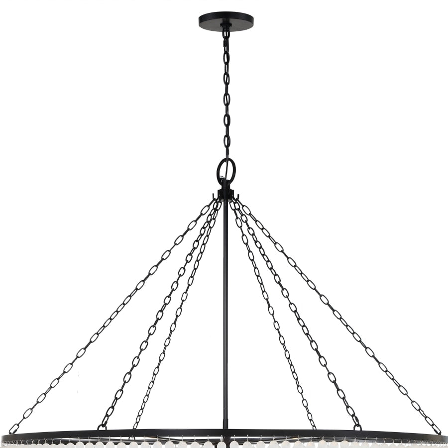 Crystorama Lighting Group Rylee 32 Light 60" Wide Beaded Waterfall Chandelier