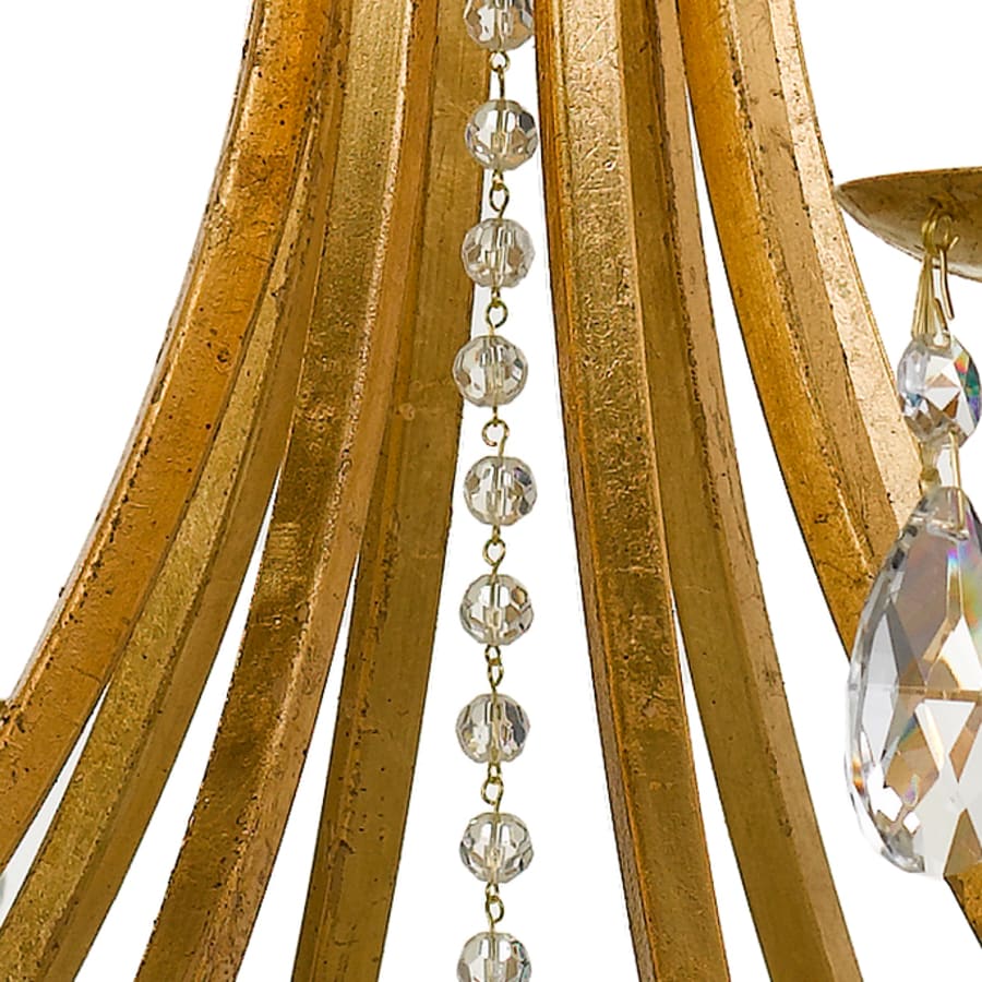 Crystorama Lighting Group Bridgehampton 8 Light 28" Wide Crystal Chandelier with Swarovski Strass Crystal Accents