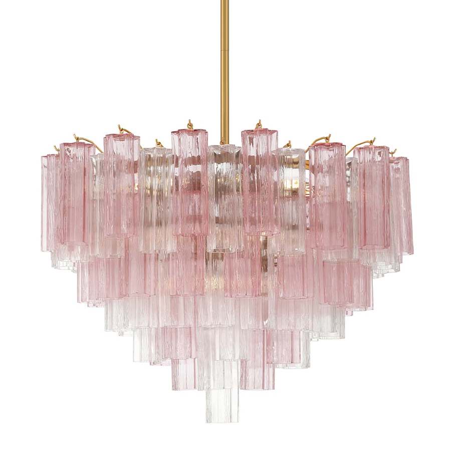 Crystorama Lighting Group Addis 16 Light 32" Wide Chandelier with Spring Tronchi Glass
