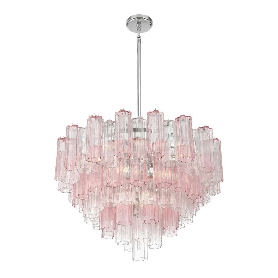 Crystorama Lighting Group Addis 16 Light 32" Wide Chandelier with Spring Tronchi Glass