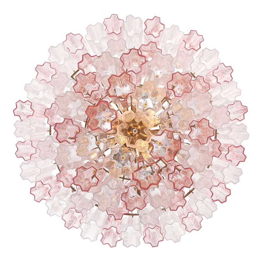 Crystorama Lighting Group Addis 20 Light 32" Wide Chandelier with Spring Tronchi Glass