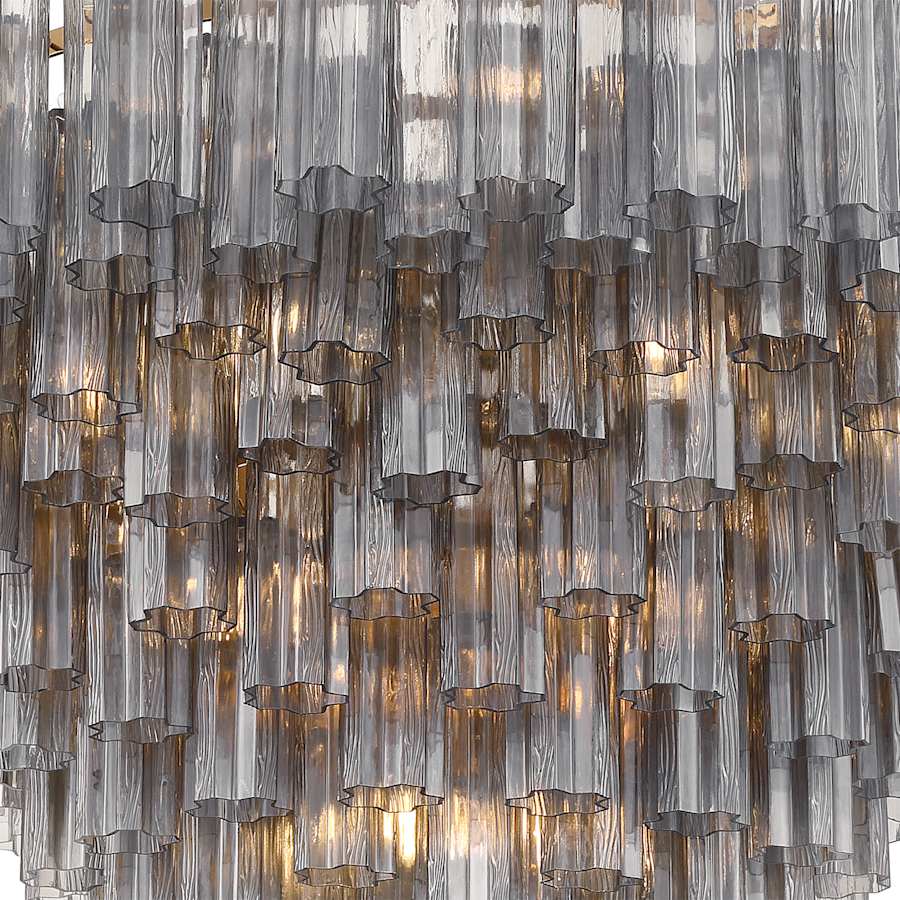 Crystorama Lighting Group Addis 28 Light 49" Wide Waterfall Chandelier