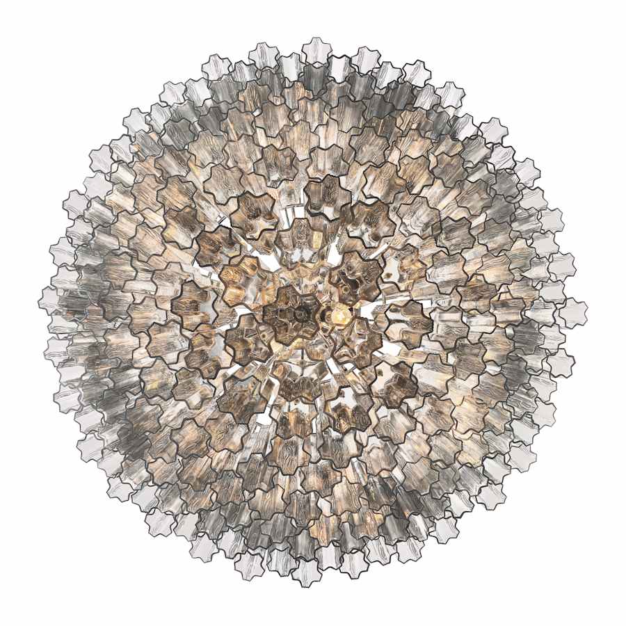 Crystorama Lighting Group Addis 28 Light 49" Wide Waterfall Chandelier