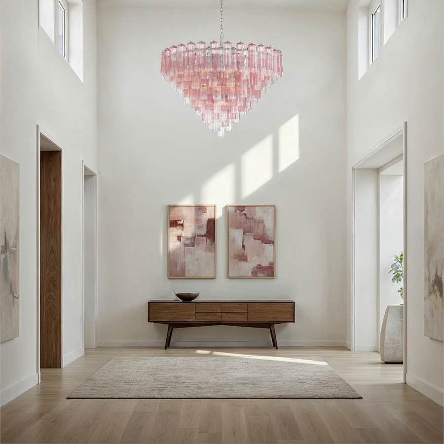 Crystorama Lighting Group Addis 28 Light 49" Wide Waterfall Chandelier