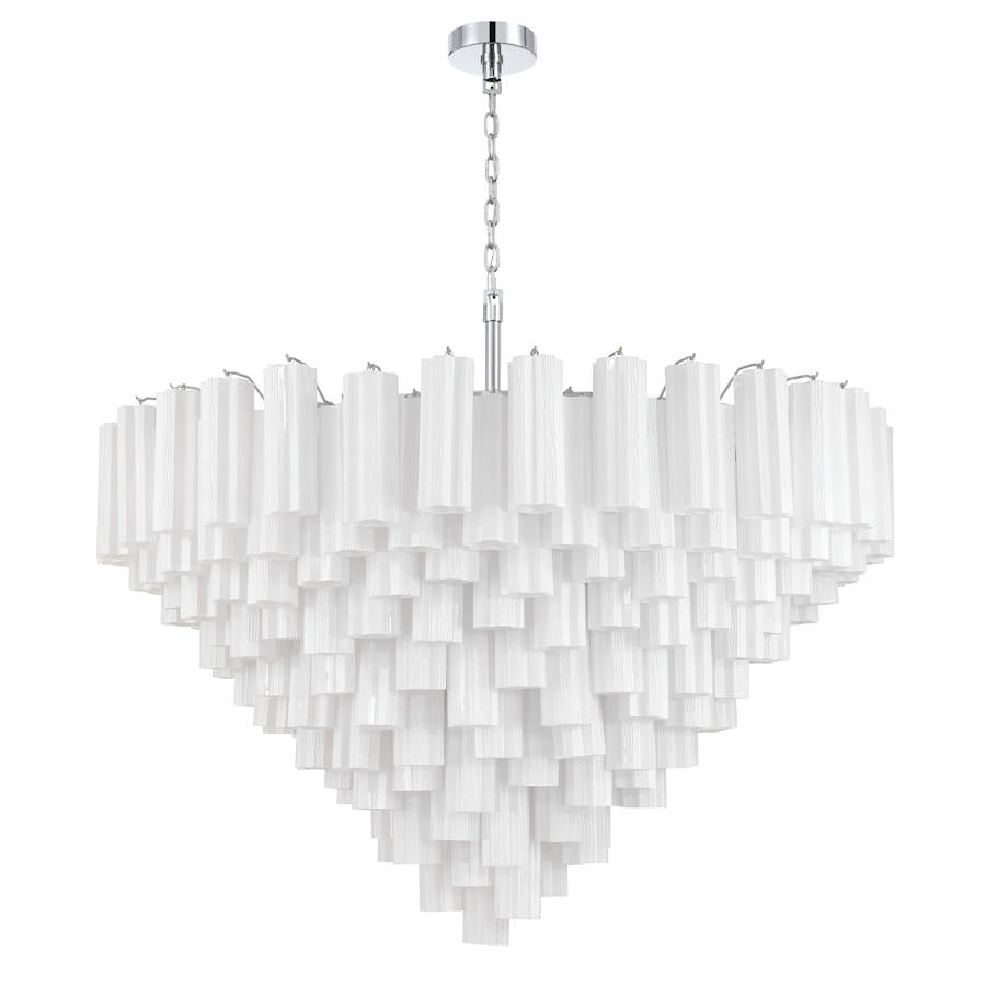 Crystorama Lighting Group Addis 28 Light 49" Wide Waterfall Chandelier