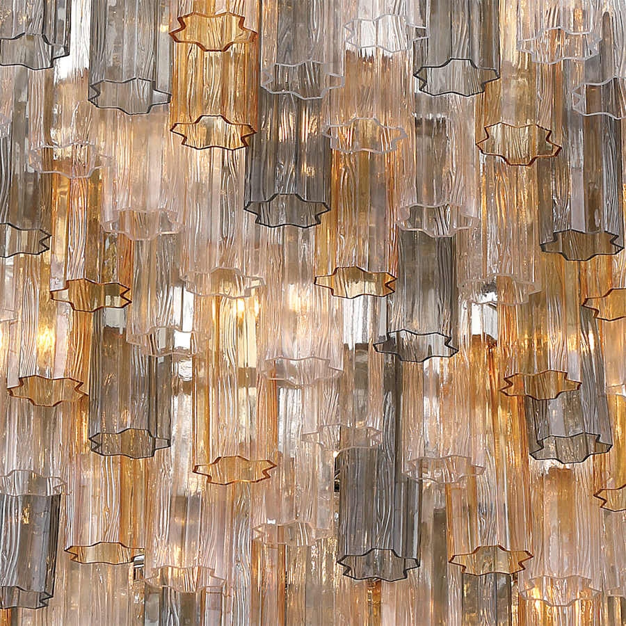 Crystorama Lighting Group Addis 40 Light 62" Wide Waterfall Chandelier
